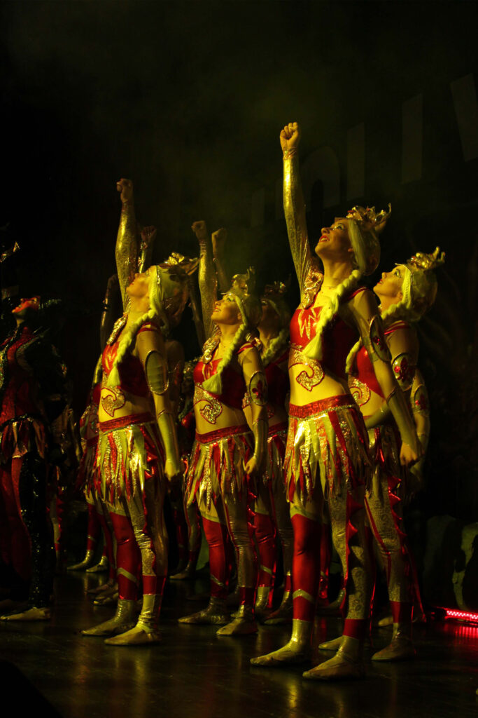 Tanzszene aus dem Tanz Excalibur