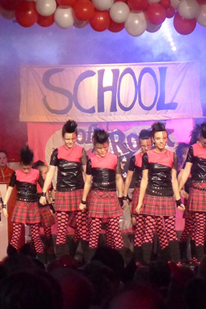 Tanzszene aus dem Tanz School of Rock
